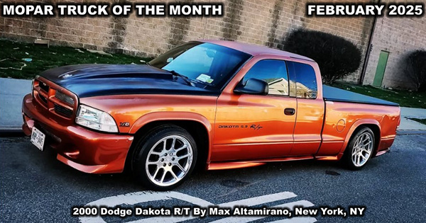 February 2025 Mopar Truck Of The Month: 2000 Dodge Dakota R/T